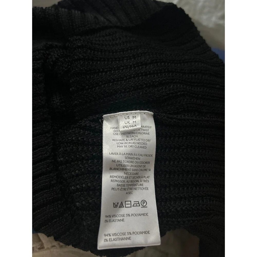 Free People San Lucas Women’s Pullover Sweater Top size M NW Rib Knit Low Back